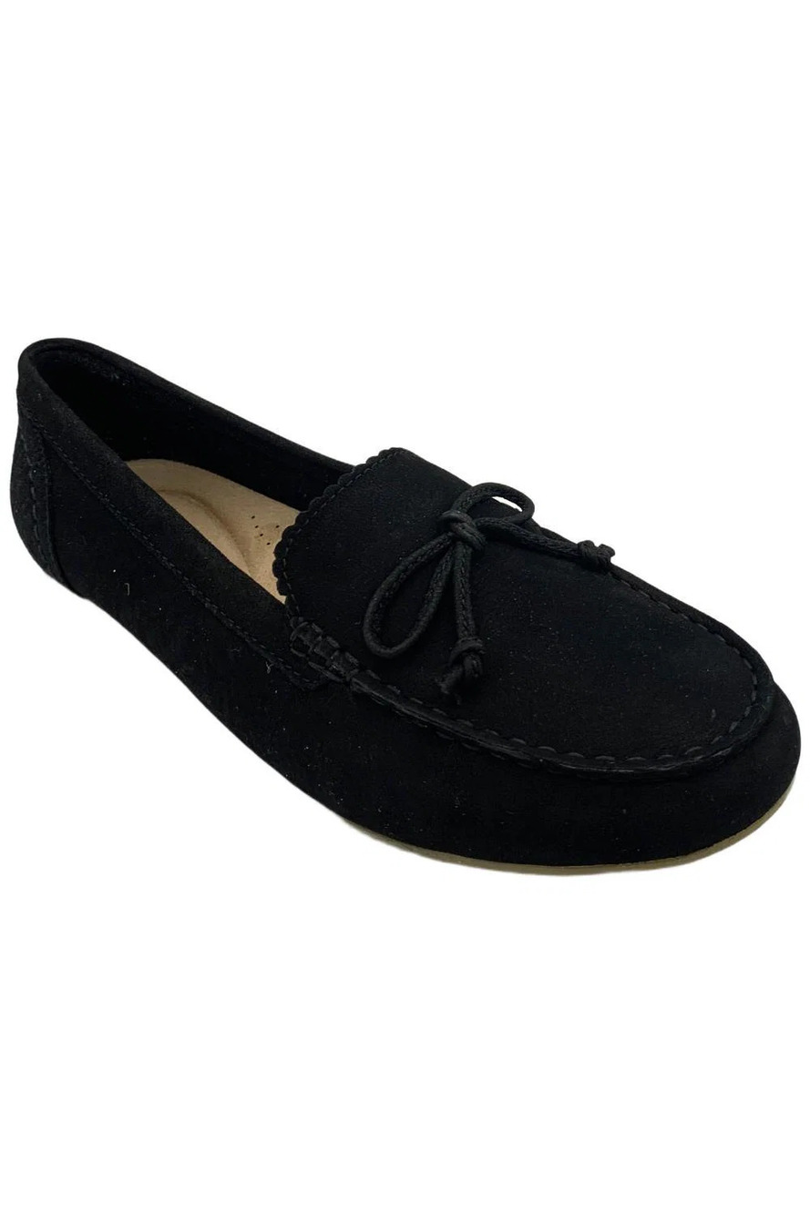 Clarks Collection Women's Leather Loafers Elliotte Sail Black - Medium